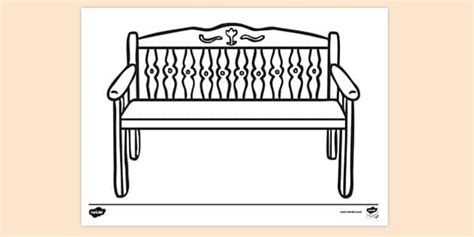 Free Buddy Bench Colouring Sheet Teacher Made Twinkl