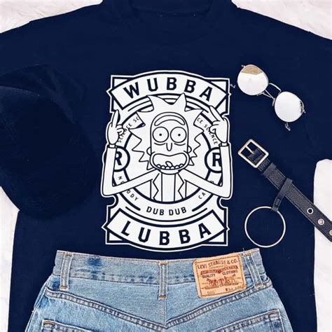 Wubba Lubba T Shirt Rick And Morty T Shirts Nowstalgia