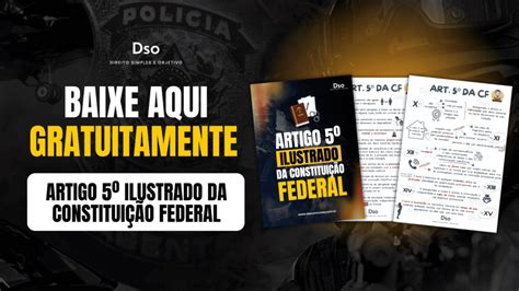 Artigo 5º Inciso Xxxv Da Constituição Federal - Artigo 5º Ilustrado da Constituição Federal - DSO Concursos