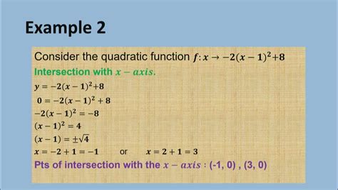 Additional Maths G10 11 Quadratic Functions Part 2 Sketching Of Graphs Youtube