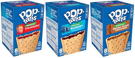 Pop Tarts Unfrosted Variety Oz Pack Of Strawberry Blueberry