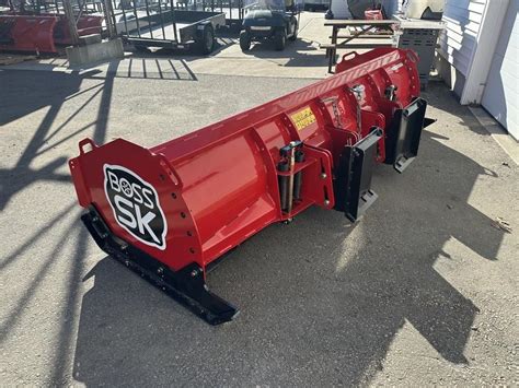 2023 Boss Snowplow Skid Steer Box Plows Sk 10 Bh Trailers And Plows