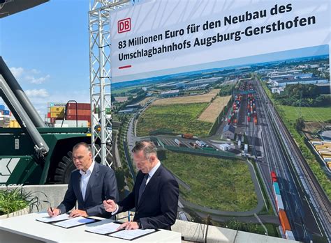 Bund und Bahn investieren 83 Millionen Euro Güterverkehrszentrum