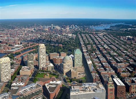 Premium AI Image | Boston aerial view