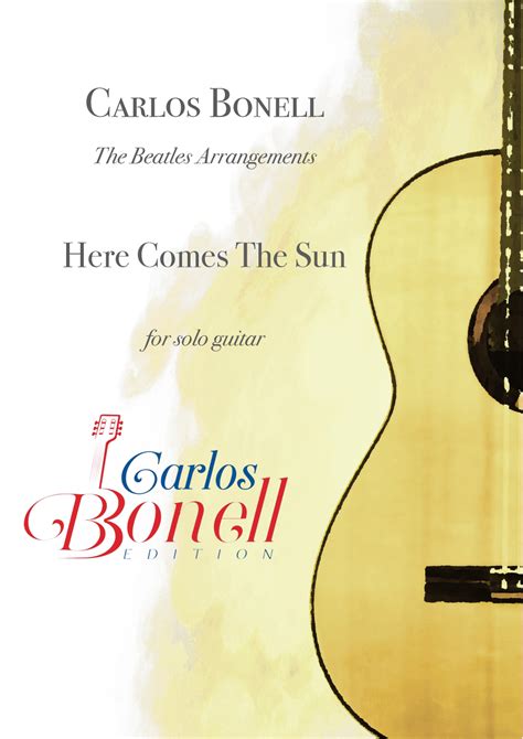 Here Comes The Sun Arr Carlos Bonell By The Beatles Sheet Music For