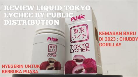 TOKYO LYCHEE LIQUID BY PUBLIC DISTRIBUTION NEW PACKAGING 2023