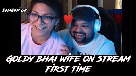 Goldy Bhai Wife On Stream First Time Goldy Bhai K Congratulations