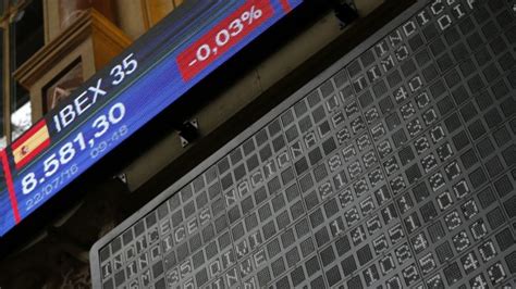 El Ibex 35 Cierra En Rojo Lastrado Por El Sector Bancario