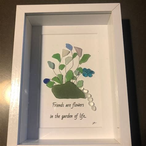 8x10 Sea Glass Poem Art I Want To Age Like Sea Glass Bernadette Noll Etsy