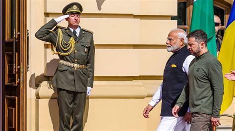 Hugs Talks And Pacts Pm Modis Visit To Ukraine In Pics India News