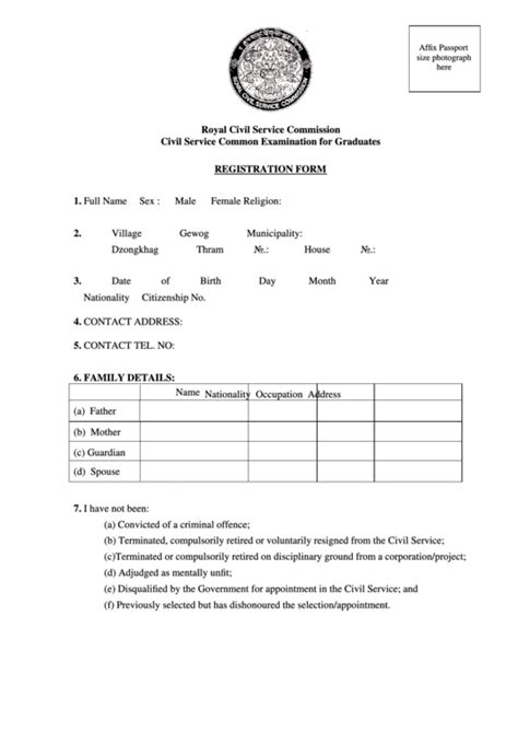 fillable royal civil service commission civil service common