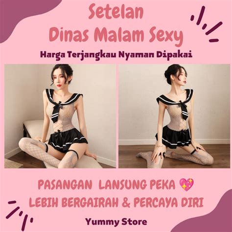 Jual Lingerie Set Dinas Malam Haram Sexy Hot Cosplay Seragam Sekolah