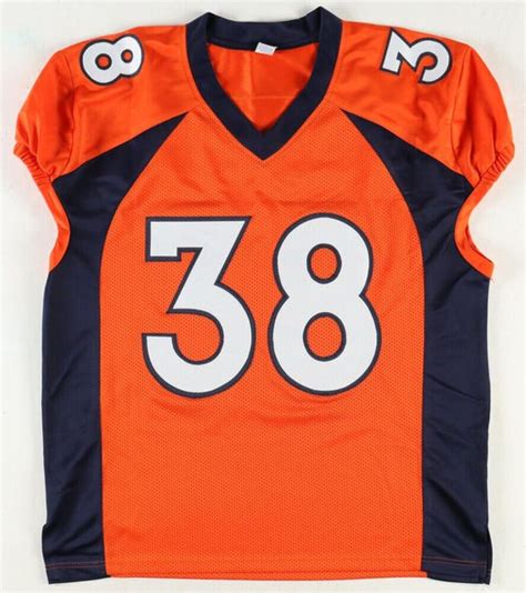 Jaleel McLaughlin Signed Denver Broncos Jersey (JSA COA) Ex-Notre Dame ...