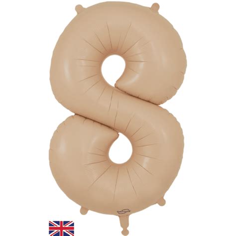 Buy Oaktree 34 Inch Matte Nude Foil Number Balloons Balloons4u