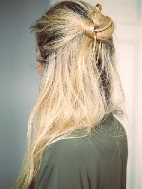 20 Inspiring Half Up Top Knot Hairstyles Le Fashion Hair Beauty