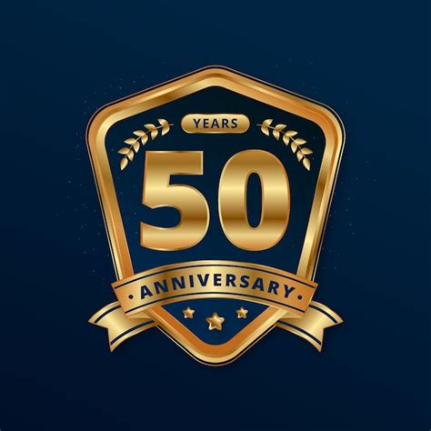 50th Anniversary Logo Vector