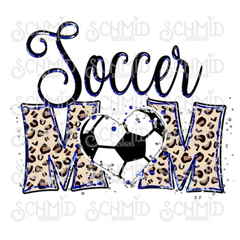 Soccer MOM png Diseño de mamá de fútbol madre de fútbol Etsy