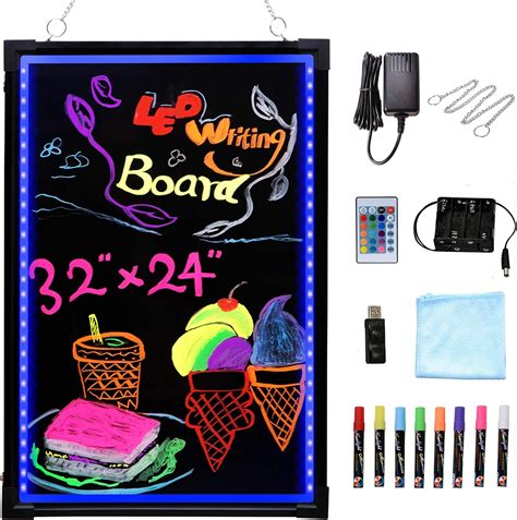 Buy Voilamart Led Message Writing Board 32 X 24 Flashing Illuminated