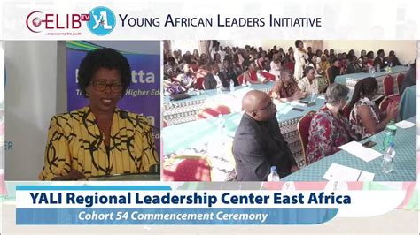 Yali Regional Leadership Center East Africa Live Stream Youtube