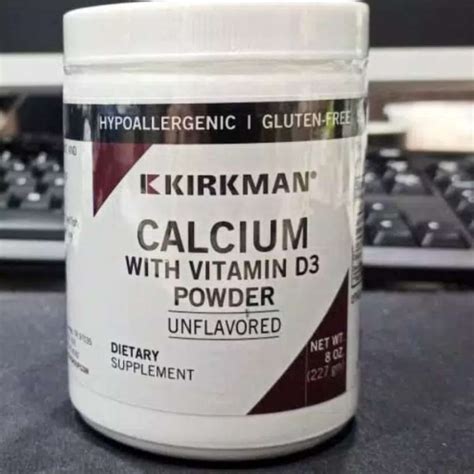 Promo Kirkman Calcium 1000mg With Vitamin D3 Powder 227 Gram Diskon 23% ...