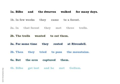 Hobbit Dwarves Messages 5 English ESL Worksheets Pdf Doc