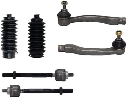 Amazon PartsW 6 Pc Steering Kit 2 Inner Tie Rod Ends 2 Outer