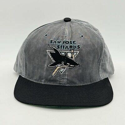 San Jose Sharks Starter NHL Ice Hockey Vintage Snapback Sports Hat Cap