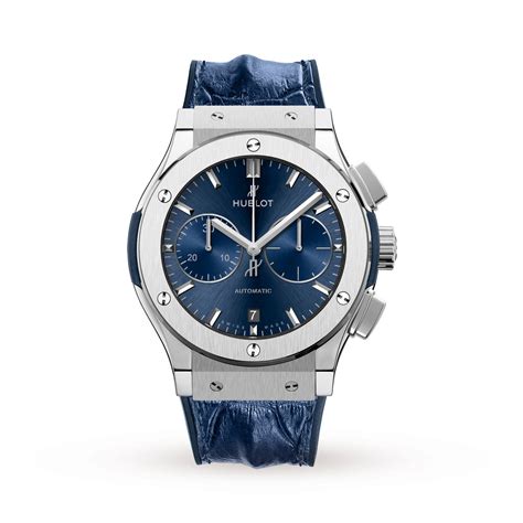 Hublot Classic Fusion Blue Chronograph Titanium Nx Lr Mm