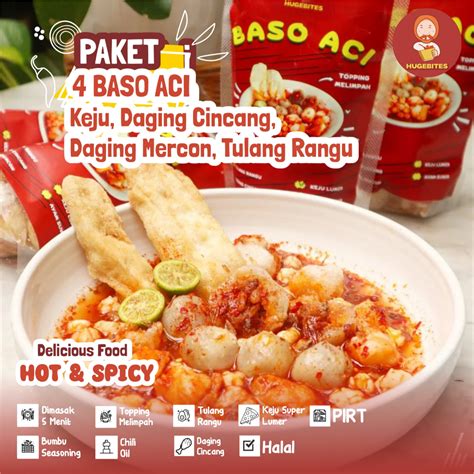 Jual Paket Baso Aci Keju Daging Cincang Daging Mercon Dan Tulang