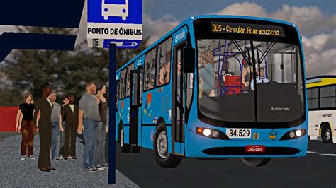 Fazendo A Linha Circular Busscar Urbanuss No Proton Bus