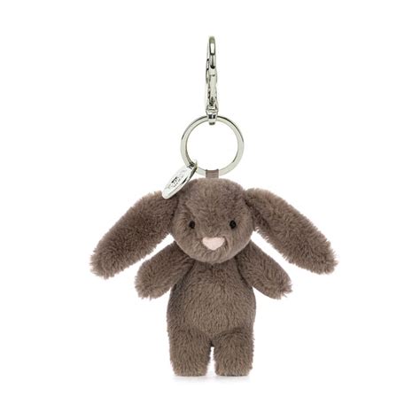 Jellycat Bashful Bunny Truffle Bag Charm Maison White