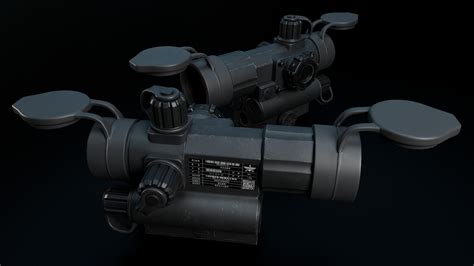 ArtStation - Gun Parts High / Low Mesh & Texture | Game Assets