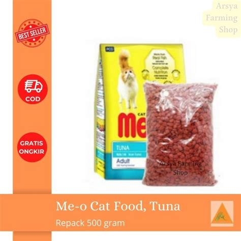 Jual Me O Tuna Adult 500 Gram Repack Meo Makanan Kucing Dewasa Di