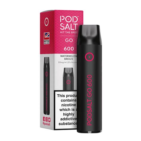 POD SALT Go Watermelon Breeze Disposable DISPOSABLES From SmokShop UK