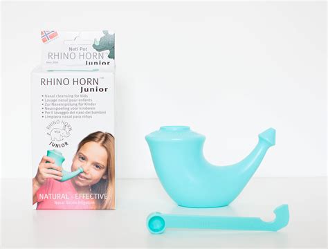 RHINO HORN LAVAGE NASAL Rhino Horn Junior 4 12 Ans Bleu