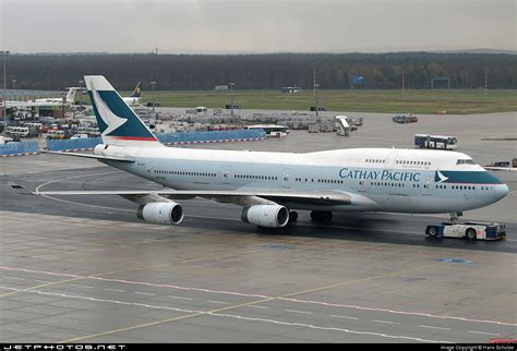 B Hug Boeing Cathay Pacific Airways Hans Schulze Jetphotos