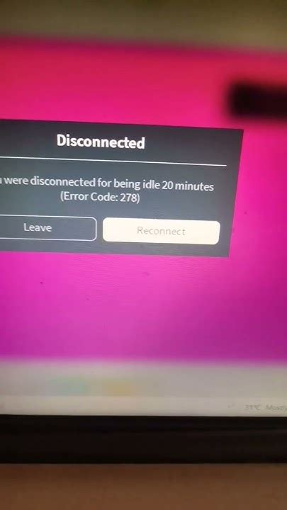 Roblox Error Code 278 Youtube