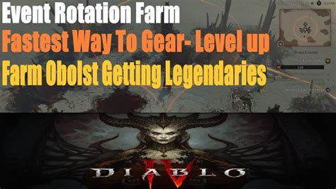 Diablo Event Rotation Fastest Way To Gear Level Up Farm Obolst