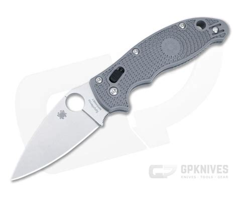 Spyderco Manix 2 Lightweight C101pgy2 Maxamet Gray Frcp Folding Knife