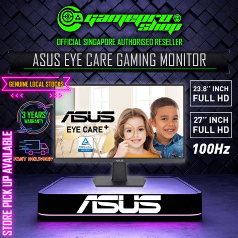 Asus Monitor Va Ehf Va Ehf Eye Care Gaming Monitor Full Hd Ips