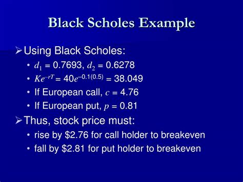 Ppt Black Scholes Option Pricing Model Powerpoint Presentation Free