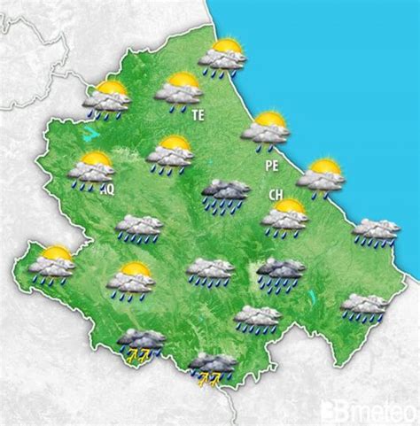 Meteo Abruzzo Torna Il Maltempo Da Gioved Con Temporali E Rovesci