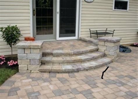 Pin By Brianne Hancock On Backyard Ideas Patio Stones Patio Stairs