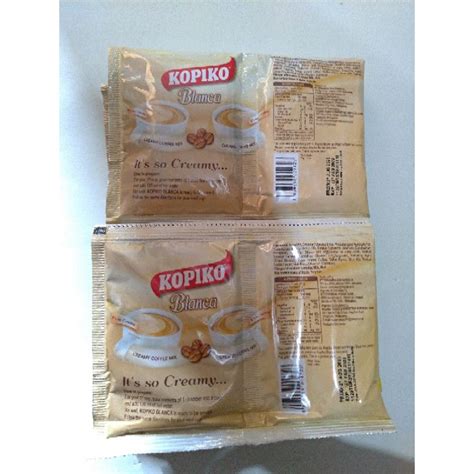 Hot Sale Kopiko Blanca Twin Pack 58g By 10 Shopee Philippines