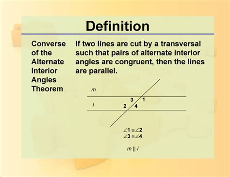 Alternate Interior Angles Theorem | Awesome Home