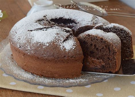 Ciambella Cacao E Latte Ripiena Alla Nutella Ricette Dolci Dolci