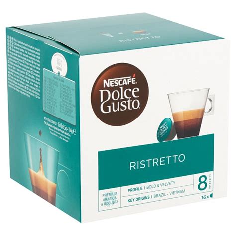 Nescaf Dolce Gusto Ristretto Roast Ground Coffee Pods Pcs Cups