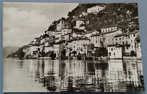 ANCIENNE CARTE POSTALE Ak Lago Di Lugano Gandria Promenade Ticino