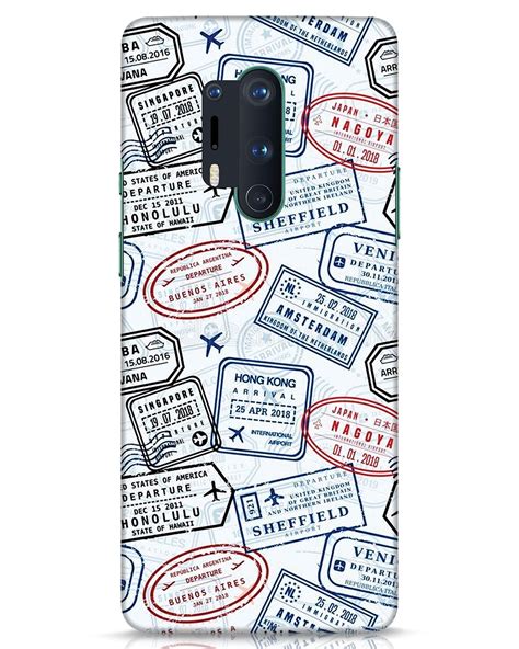 Buy World Tour Designer Hard Cover For OnePlus 8 Pro Online In India At