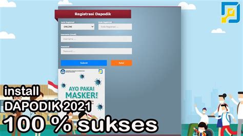 Cara Install Dapodik 2021 YouTube